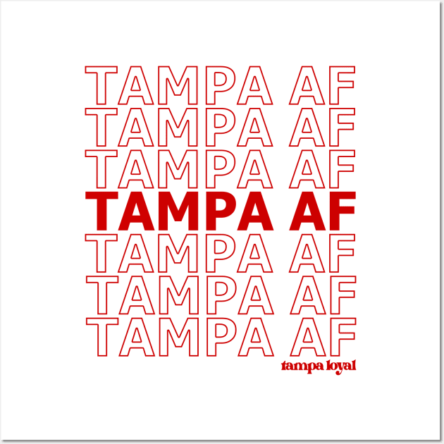 Tampa AF Wall Art by Tampa Loyal